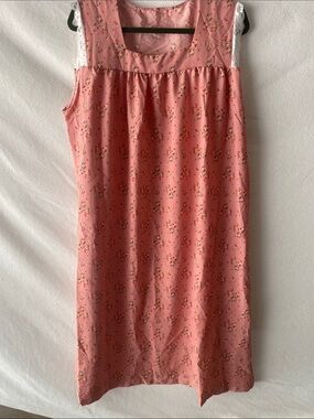 Pink Floral Sleeveless Sundress